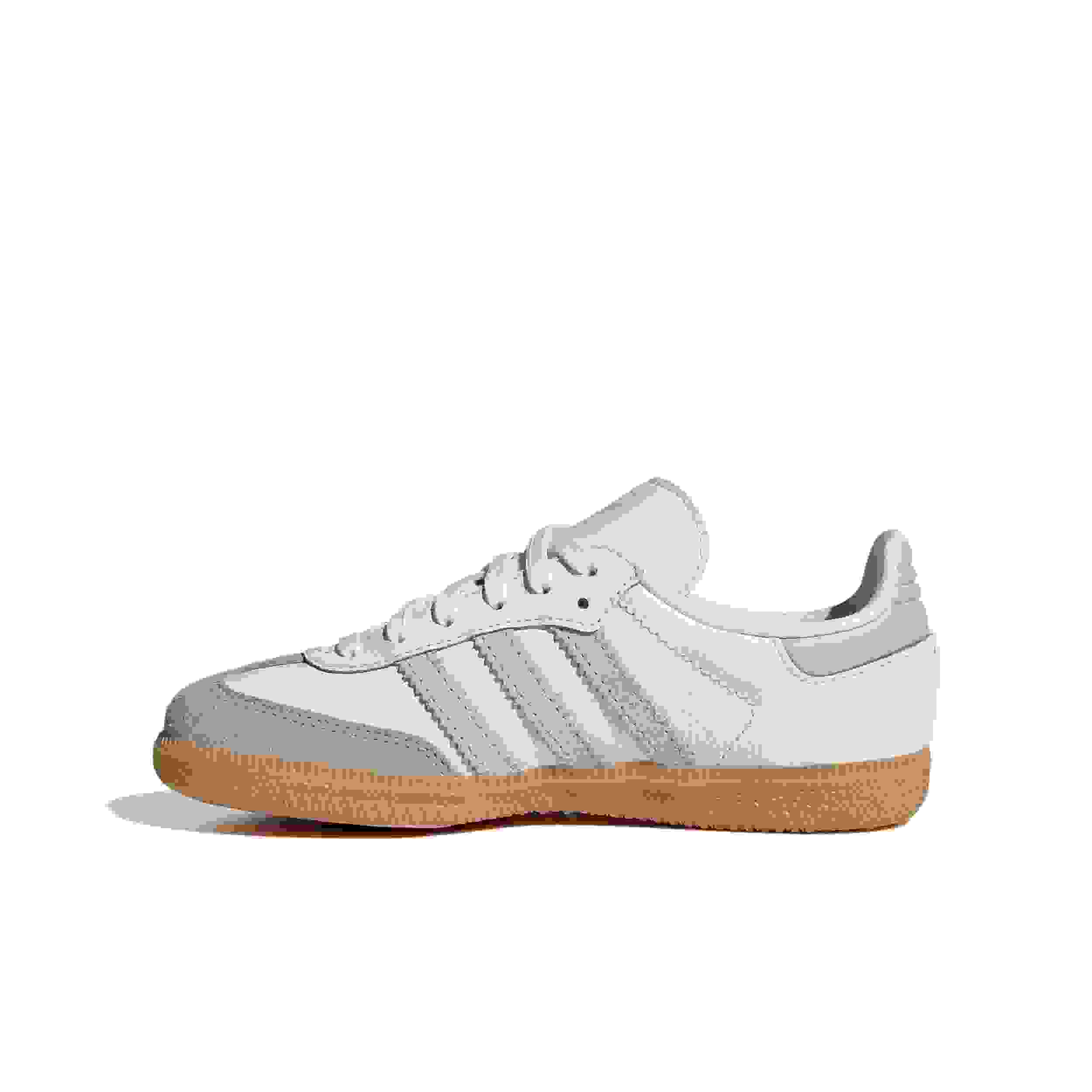 adidas Originals Samba OG Preschool Girls' "Ftwr White/Crystal Sky/Gum 3" Shoe